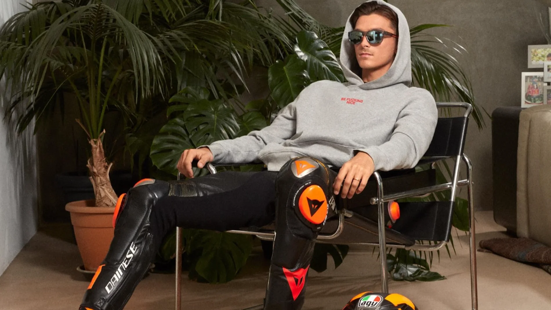 El piloto Luca Marini, último embajador de la marca de ‘eyewear’ Hawkers