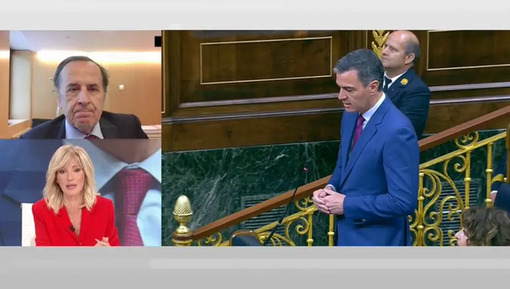 Susanna Griso hablando de Pedro Sánchez
