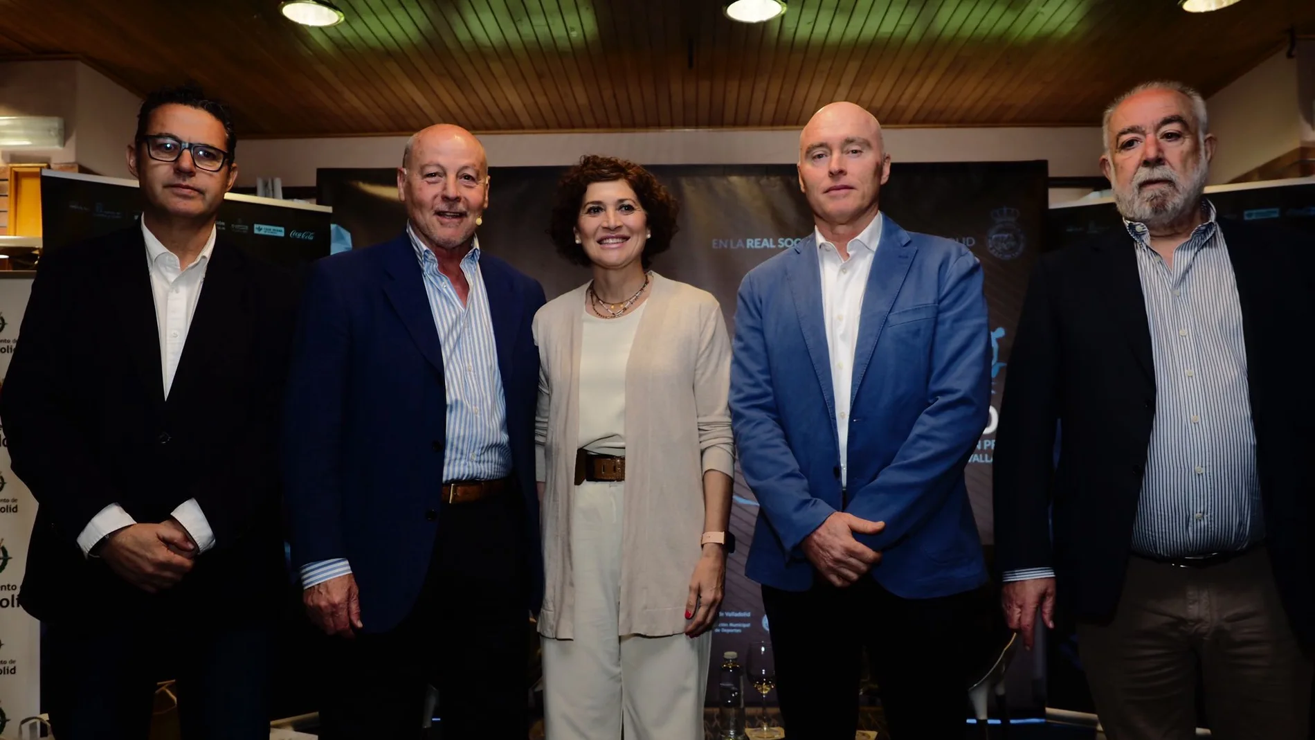 Corbalán junto a Mayte Martín, Lolo Velasco, Óscar Castañaeda y Mike Hansen