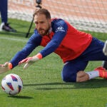 Entrenamiento del Atlético de Madrid