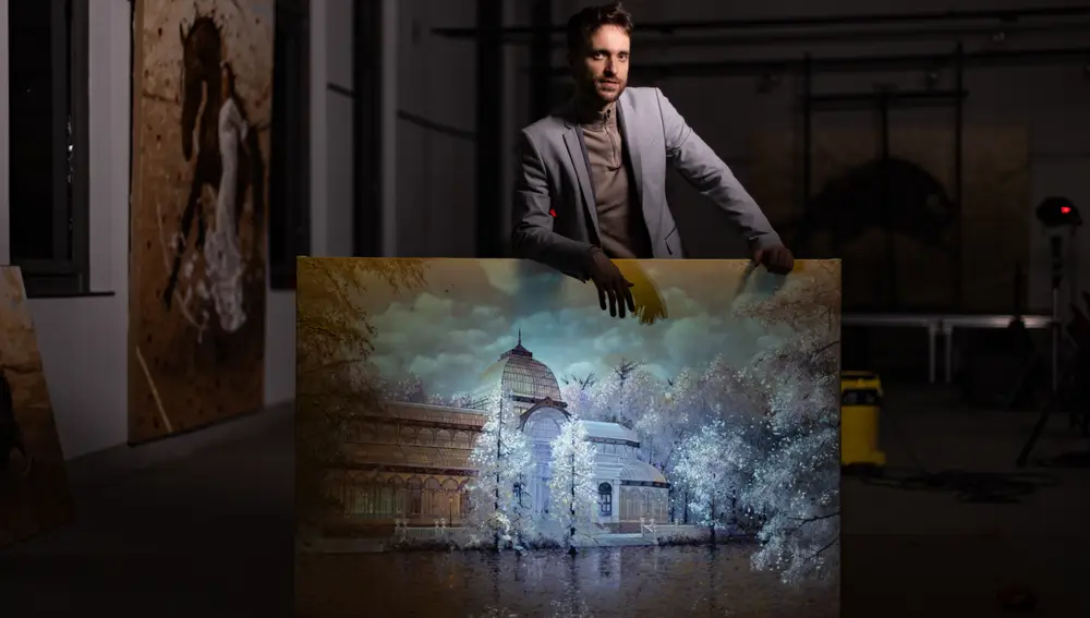 Alberto Rodríguez Serrano inaugura la exposición “Ars Gratia Artis” en las Ventas. @Gonzalo Pérez Mata