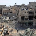 O.Próximo.- Las autoridades de Gaza cifran en cerca de 34.350 los muertos por la ofensiva de Israel contra la Franja