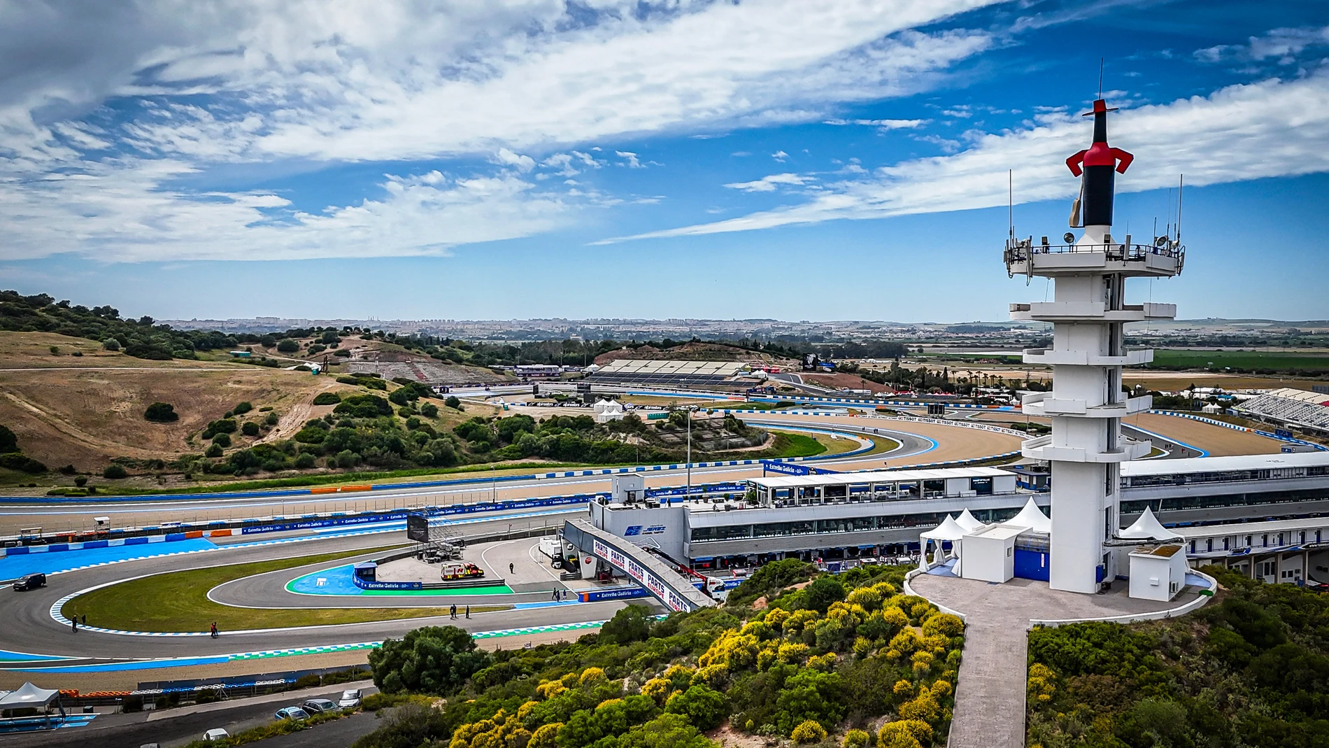 Vista general del circuito de Jerez