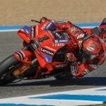 Pecco Bagnaia, este viernes en el circuito Ángel Nieto