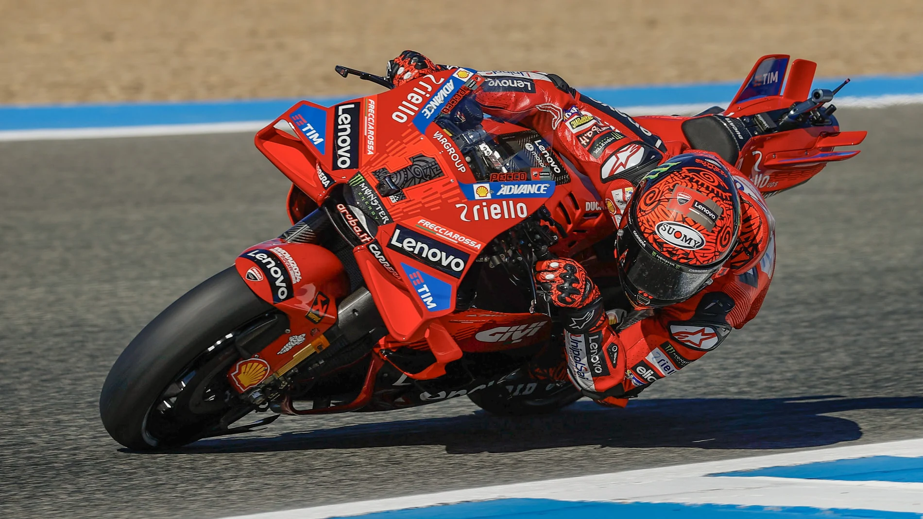 Pecco Bagnaia, este viernes en el circuito Ángel Nieto