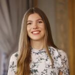 Nuevo retrato oficial de la infanta Sofía facilitada este viernes por la Casa de Su Majestad el Rey. 