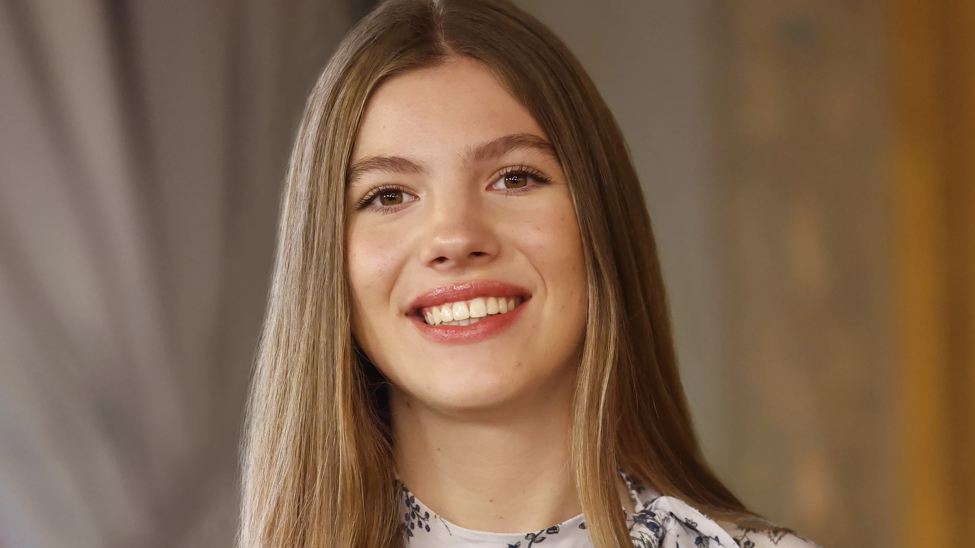 Nuevo retrato oficial de la infanta Sofía facilitada este viernes por la Casa de Su Majestad el Rey.