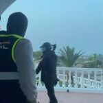 Imágenes de la Europol del momento de la detención del prófugo