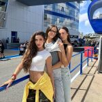 Victoria Federica y Lola Lolita en el circuito de Jerez de MotoGP.