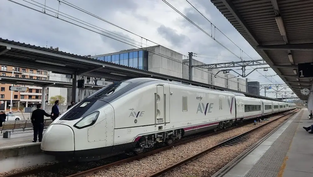 Uno de los trenes Avril durante una de las pruebas realizadas estas jornadas.