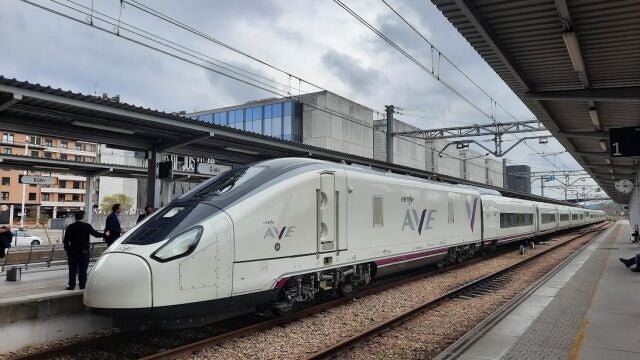 Uno de los trenes Avril durante una de las pruebas realizadas estas jornadas. 
