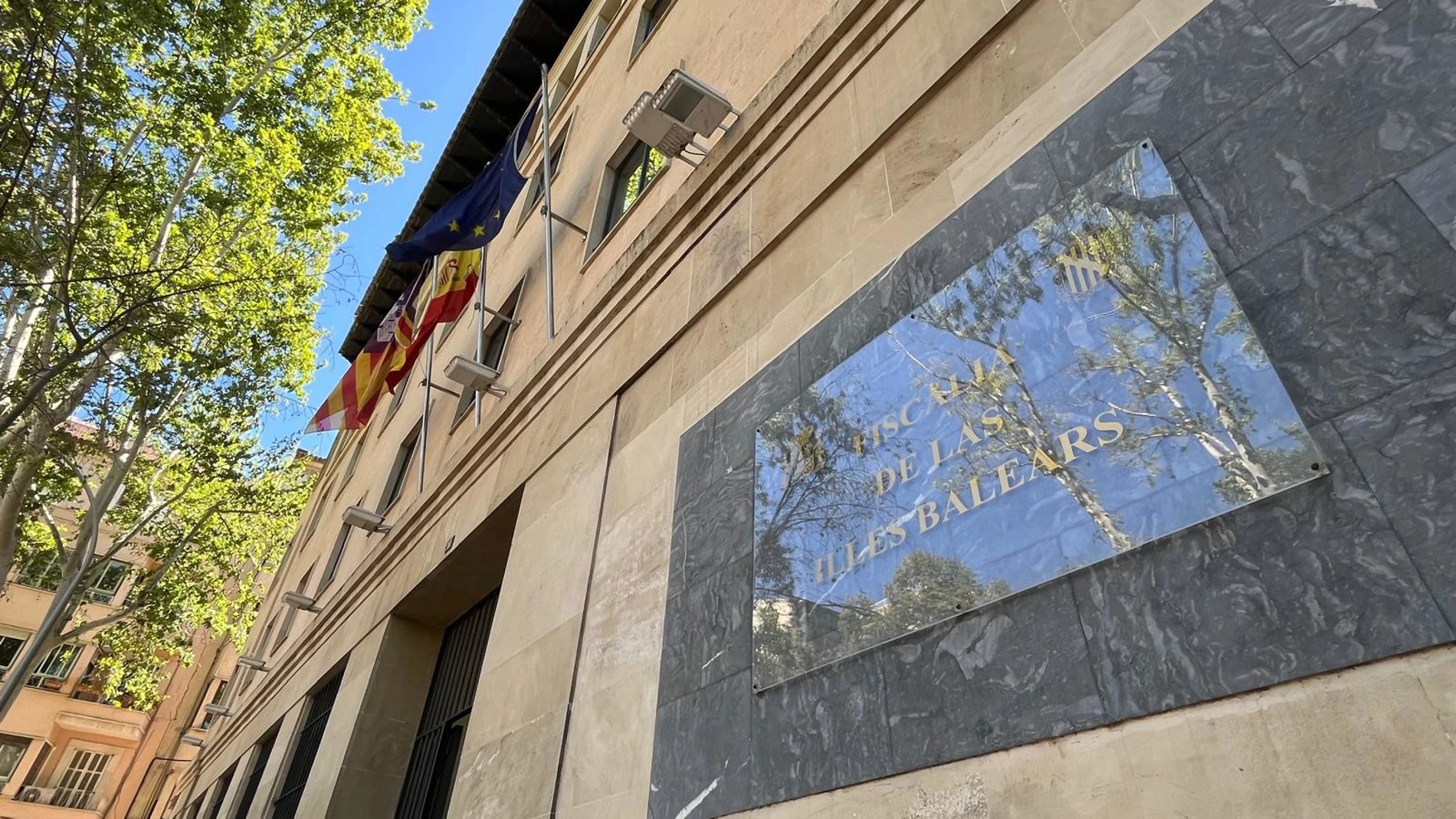 Fachada de la Fiscalía Superior de Baleares.