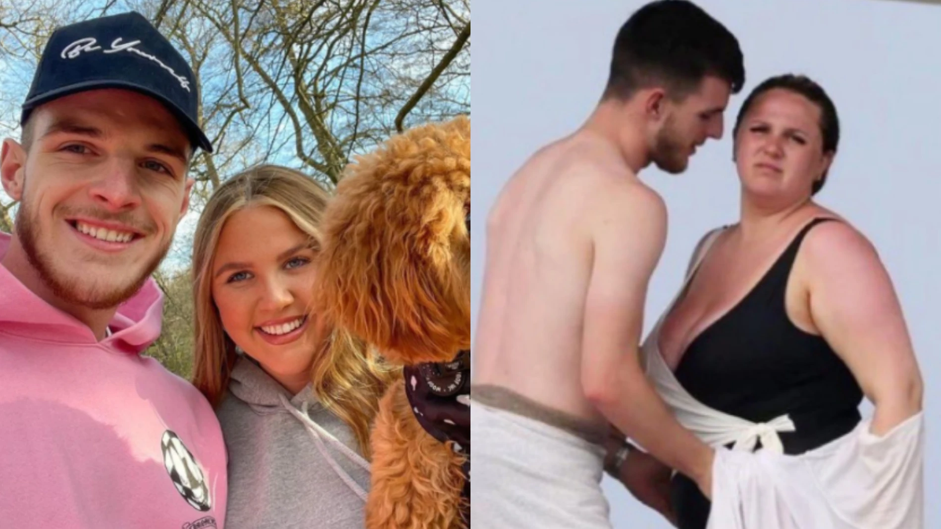 La aplaudida respuesta de Declan Rice a la gordofobia contra su pareja y la drástica decisión de su novia