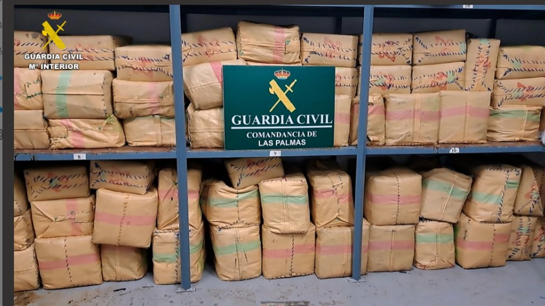Parte de laa droga aincautada