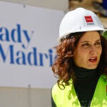 Isabel Díaz Ayuso, visita las obras del nuevo colector-interceptor en Pozuelo de Alarcón