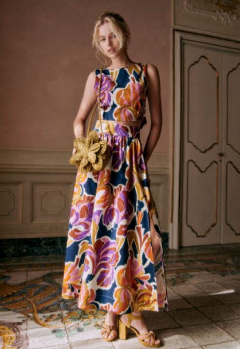 Conjunto estampado.