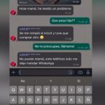 Captura de una de las conversaciones