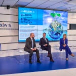 De izquierda a derecha, Germán Beardo, José Lugo, Salomé Pradas y Sara Rubira en el Foro del Agua