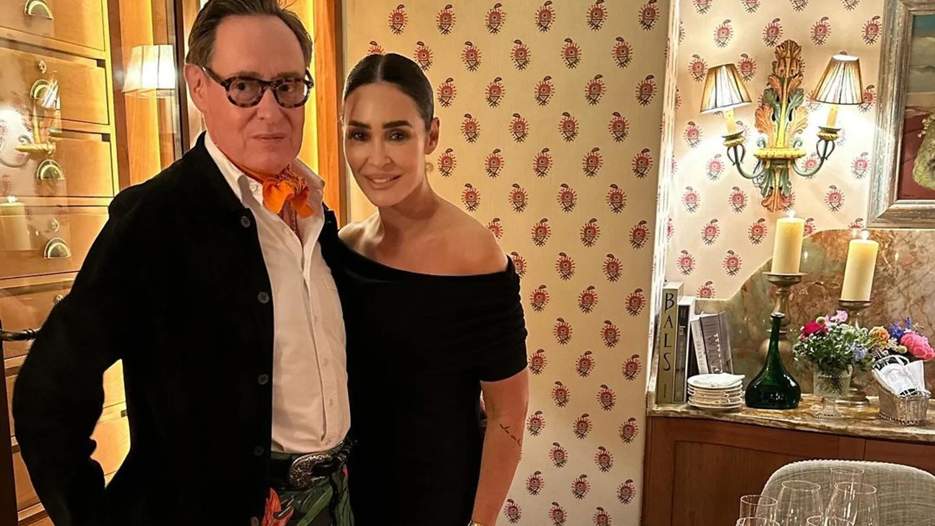 Vicky Martín Berrocal con vestido de Zara.