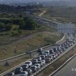 Complicaciones en las salidas de Madrid