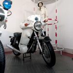 Motocicleta Sanglas 400 F en el Museo de la Automoción de Salamanca