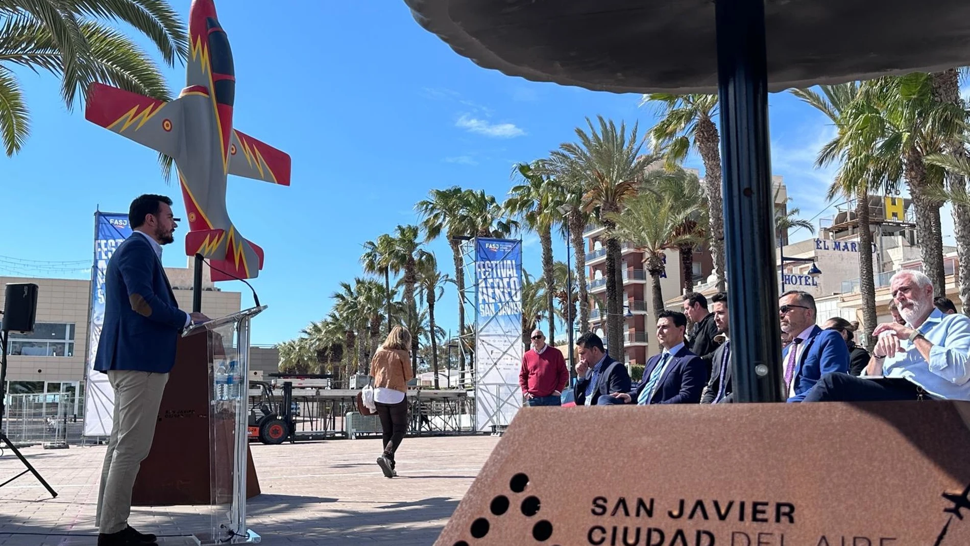 Imagen de la presentación del festival aéreo
