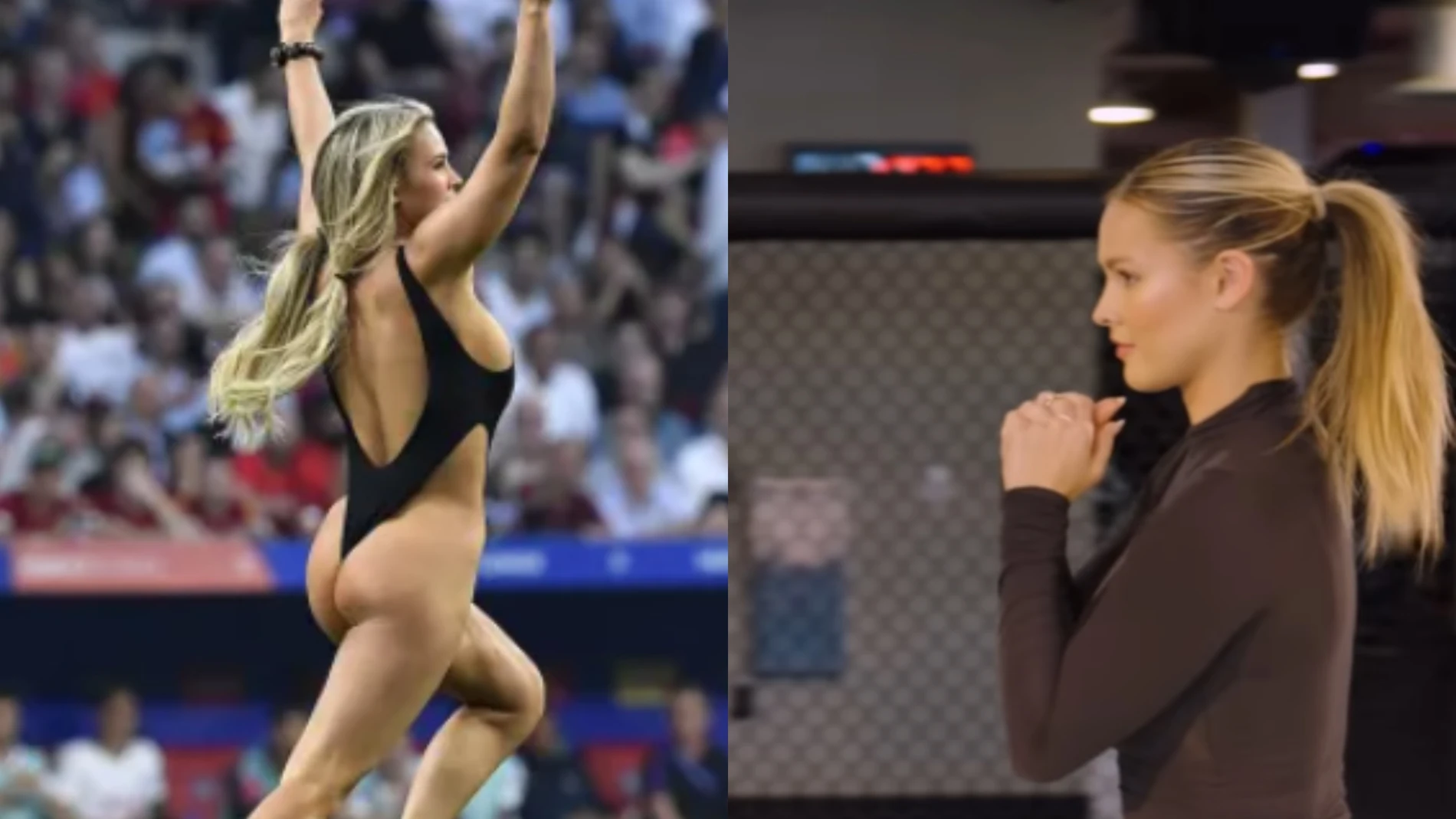La espontánea que saltó al Metropolitano por una web porno da el salto a la UFC