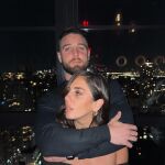Anabel Pantoja junto a su pareja David