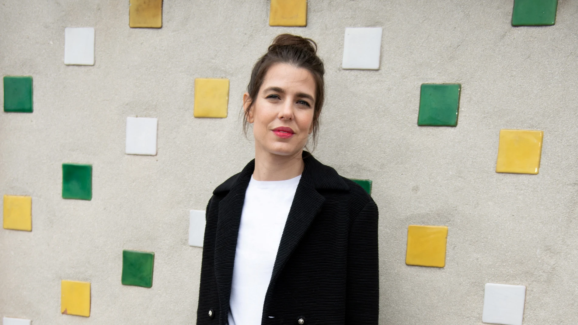 Carlota Casiraghi en el desfile de Chanel.