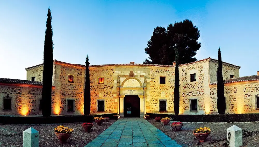 Entrada al restaurante Iván Cerdeño en el Cigarral del Ángel de Toledo