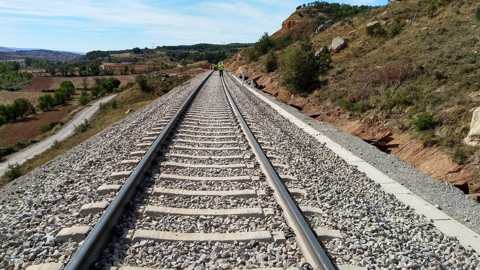 Muere una persona al ser atropellada por un tren en Teruel