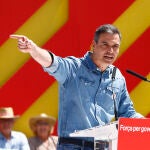 Pedro Sánchez asiste a un acto electoral del PSC en Barcelona