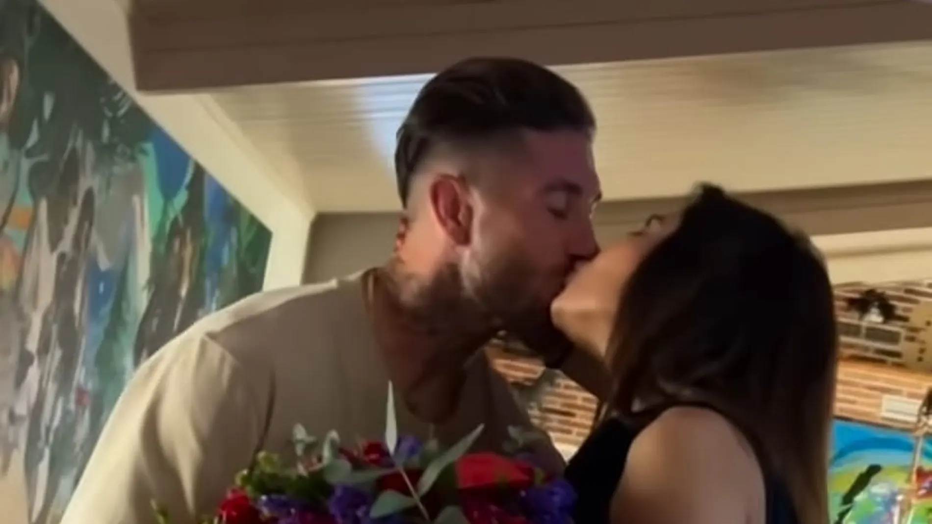Sergio Ramos con Pilar Rubio