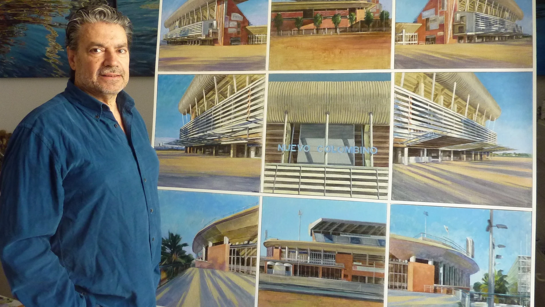 El pintor Juan Fernández inaugura en Huelva su muestra