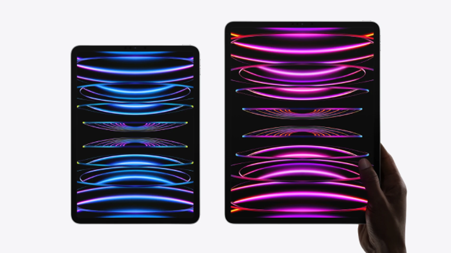 Las dos variantes del iPad Pro.