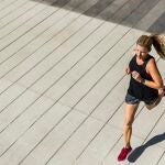mujer corriendo
