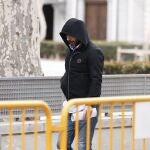 El presidente del Zamora CF, Víctor de Aldama, a la salida de la Audiencia Nacional.