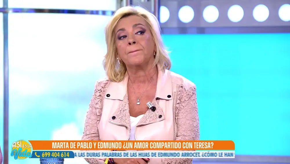 La respuesta de Carmen Borrego a Gabriela Arrocet