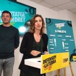 La candidata de la CUP; Laia Estrada