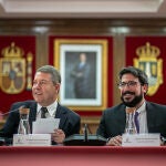 El presidente de Castilla-La Mancha, Emiliano García-Page, durante el Consejo de Gobierno itinerante en Azuqueca de Henares (Guadalajara)