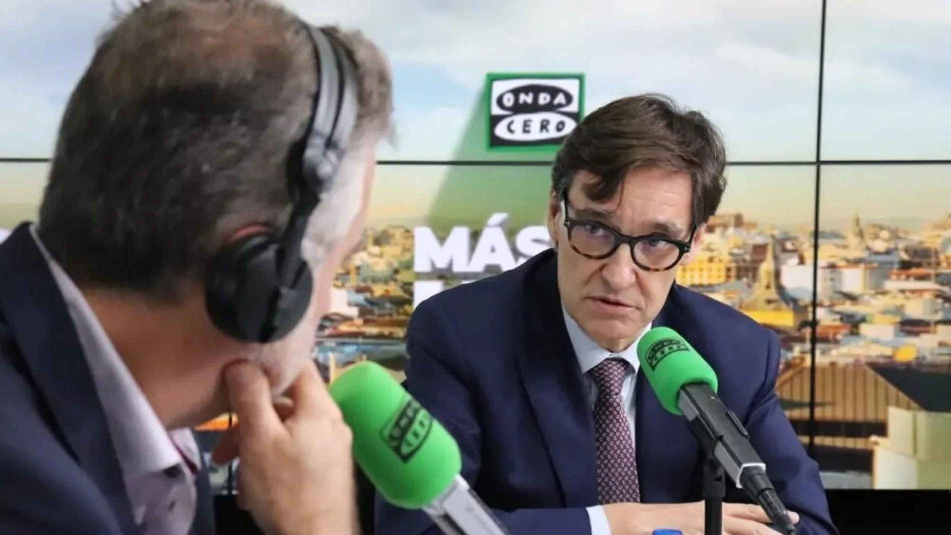 Salvador Illa, en el programa de Carlos Alsina
