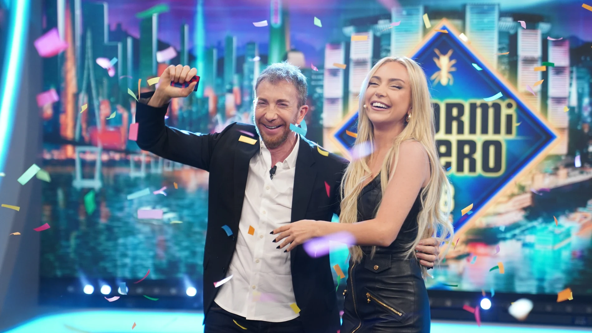 Palbo Motos y Ana Mena en 'El Hormiguero'