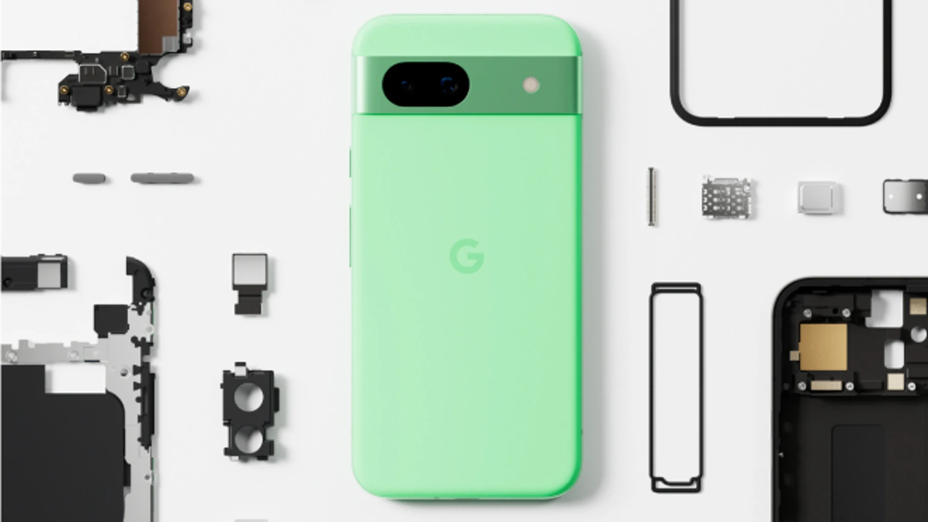 Despiece del Google Pixel 8a.