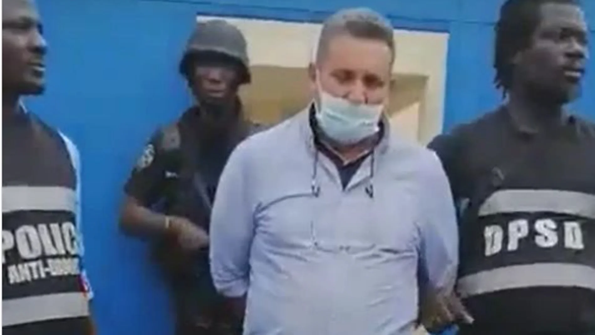 Devesa, tras ser detenido.
