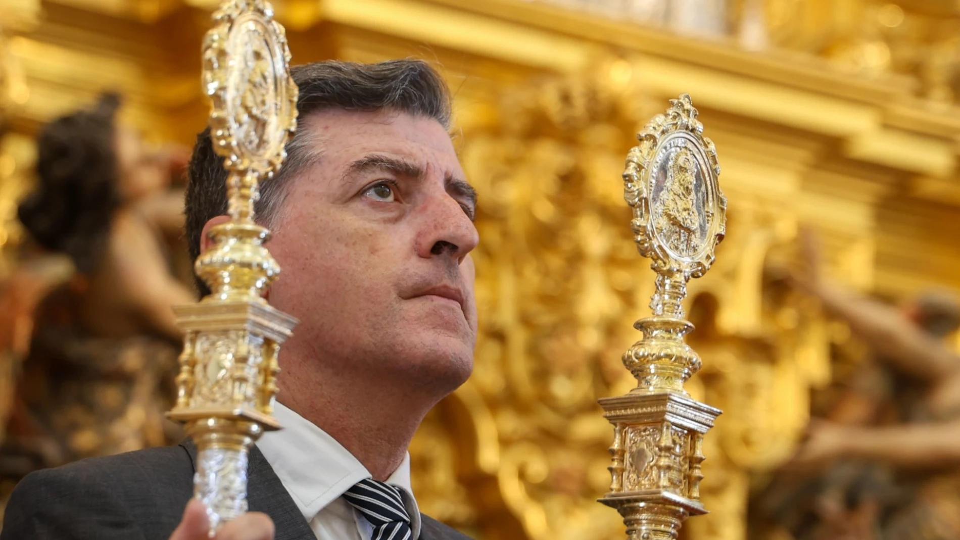 Santiago Padilla, presidente de la hermandad matriz de Almonte