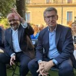 El l&iacute;der del PP, Alberto N&uacute;&ntilde;ez Feij&oacute;o, y el candidato a las catalanas, Alejandro Fern&aacute;ndez
