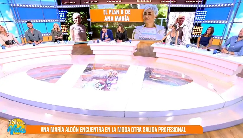 El plató de "Así es la Vida"
