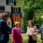 Vilagrà durante su visita a la Casa Macià