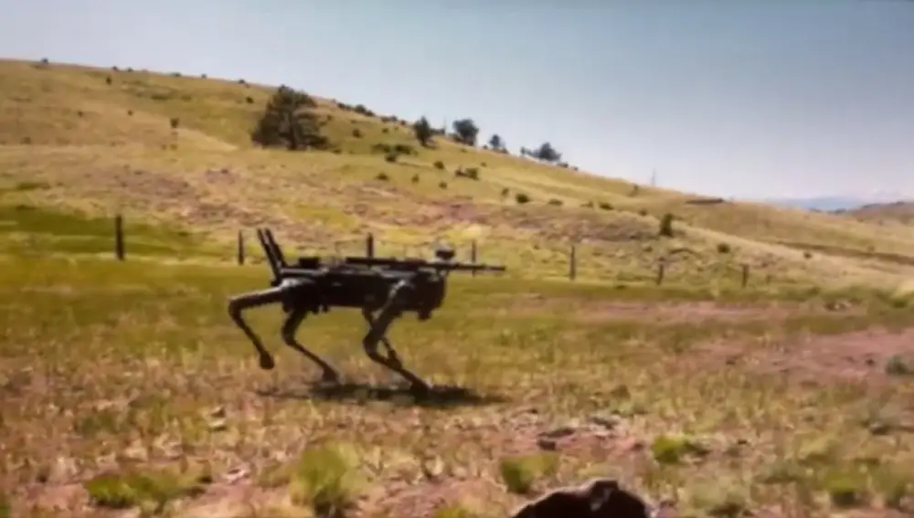 Q-UGV armado, en pruebas por el Cuerpo de Marines.