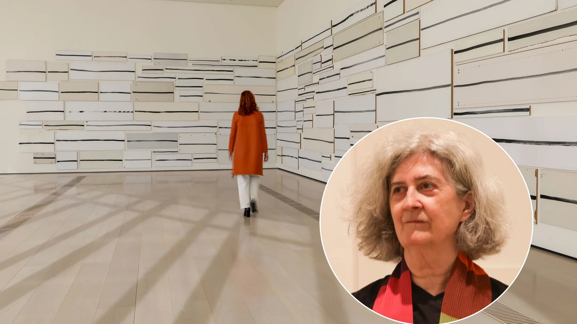 Silvia Bächli toca su “Partitura” más lineal en el Centro Botín